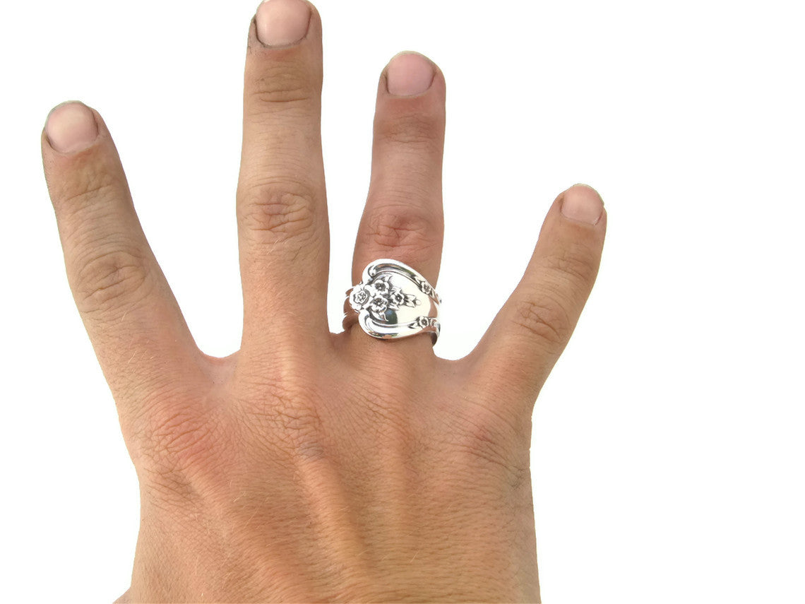 Spoon Ring Inspiration Pattern Size 8
