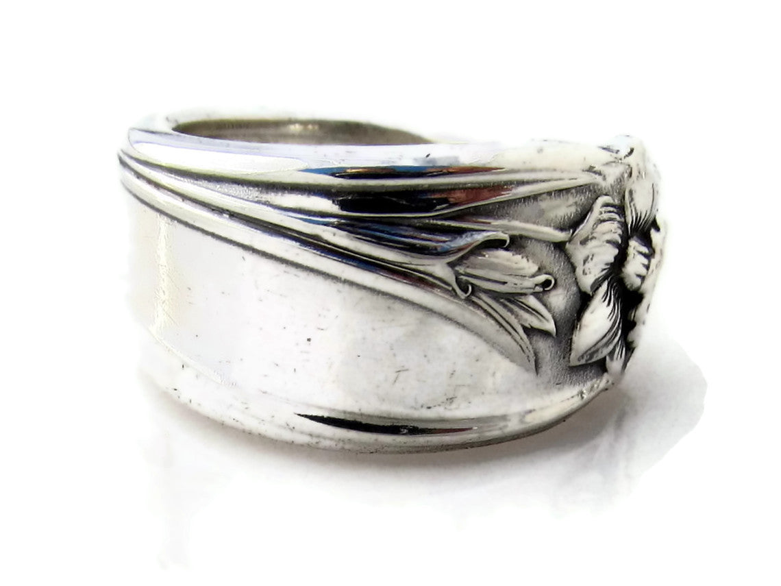 Spoon Ring Daffodil Pattern Classic