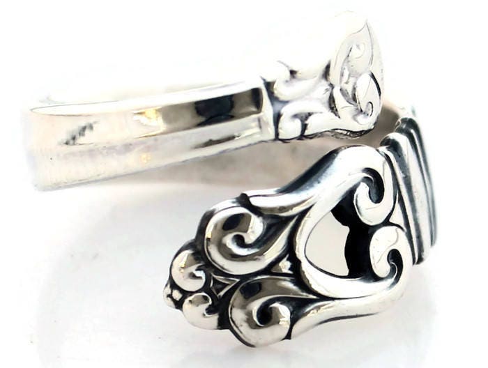 Sterling Silver Spoon Ring Royal Danish by International Silver Co. 1939 Demitasse Size 5 6 7 8 9