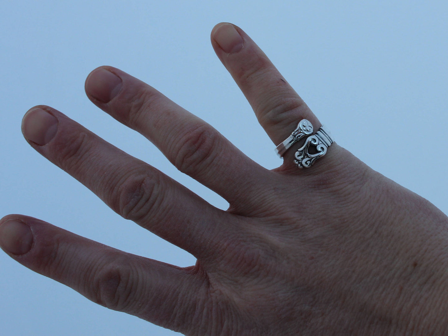 Sterling Silver Spoon Ring Royal Danish by International Silver Co. 1939 Demitasse Size 5 6 7 8 9