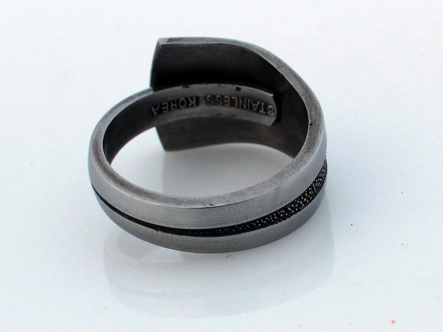 Pasedena Rose Spoon Ring Stainless Steel