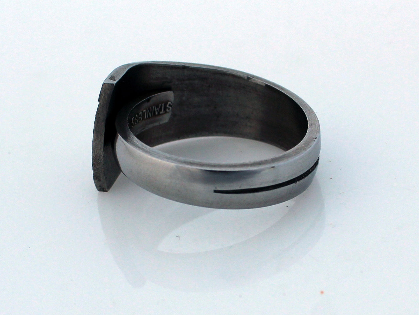 Pasedena Rose Spoon Ring Stainless Steel