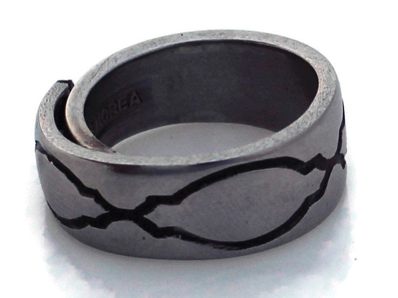 Small Stainless Steel Spoon Ring Caledonia Thin Band No Tarnish Silverware Jewelry Spoon Rings Gift for Him Mens Ring Cheap Gift
