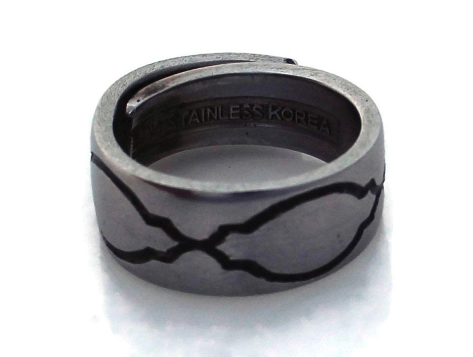 Small Stainless Steel Spoon Ring Caledonia Thin Band No Tarnish Silverware Jewelry Spoon Rings Gift for Him Mens Ring Cheap Gift