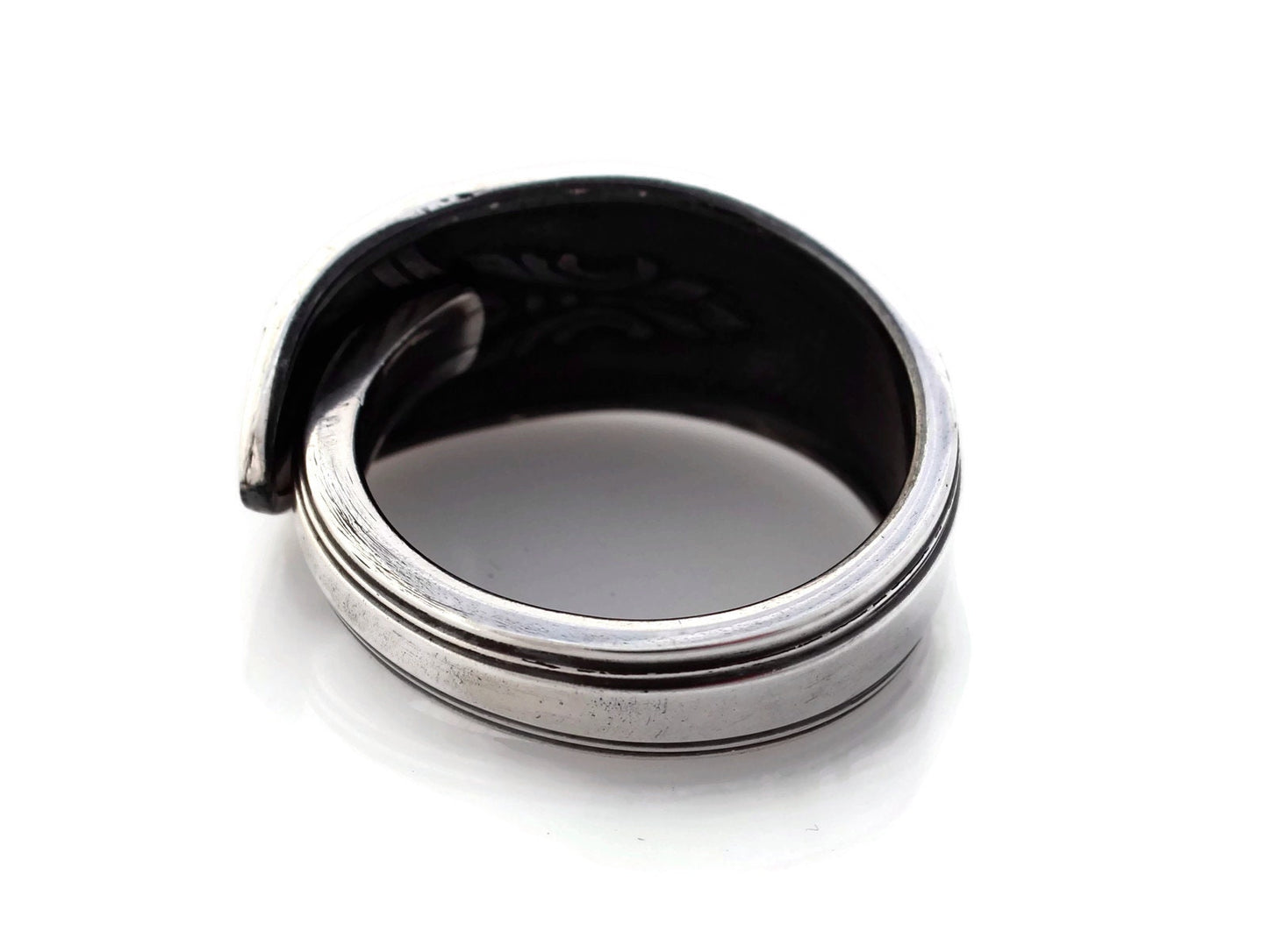 Awesome Art Deco Spoon Ring La Ronnie Silverware Jewlery 1945 Art Deco Jewelry