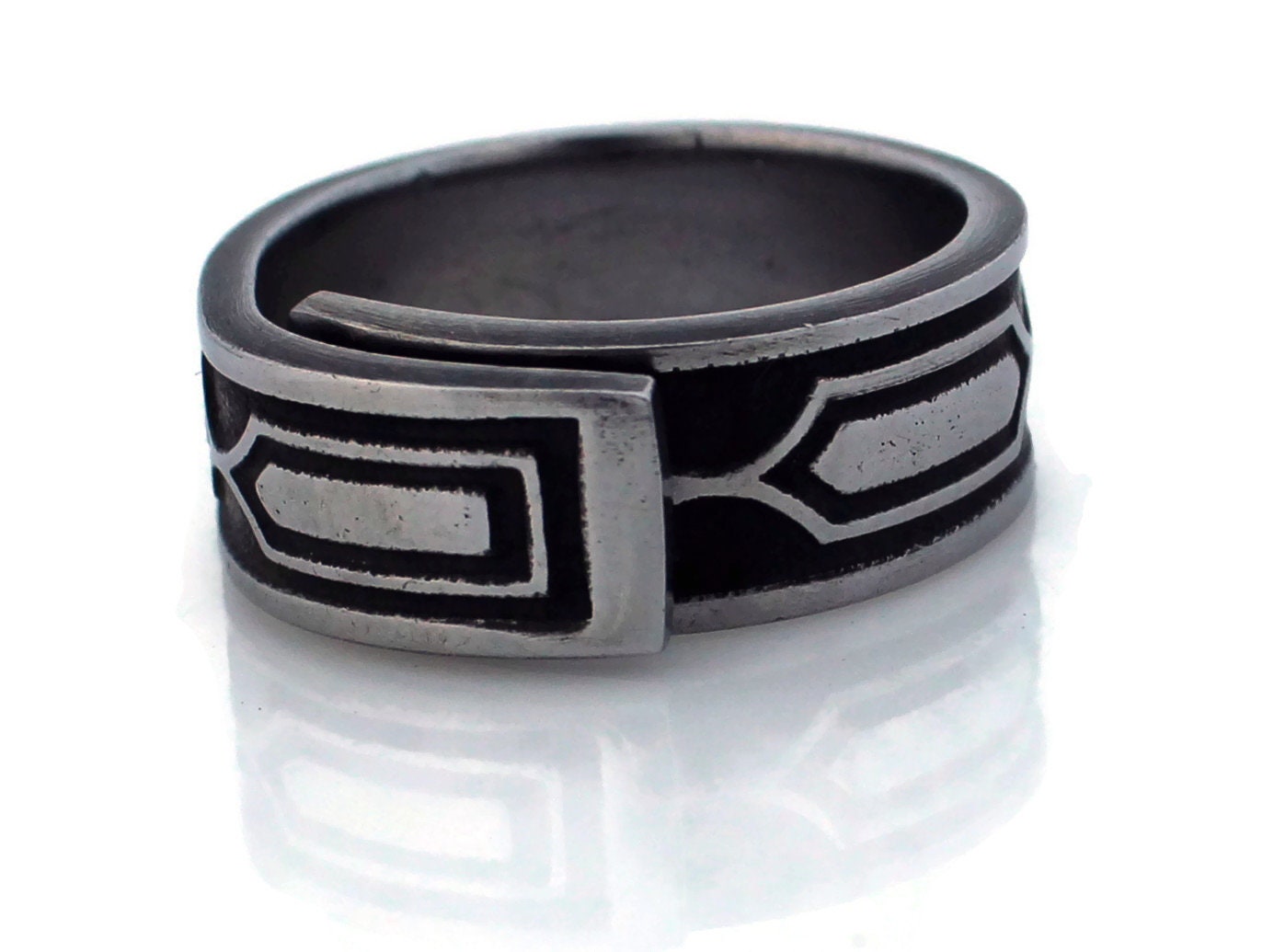 Spoon Ring Stainless Steel Montezuma