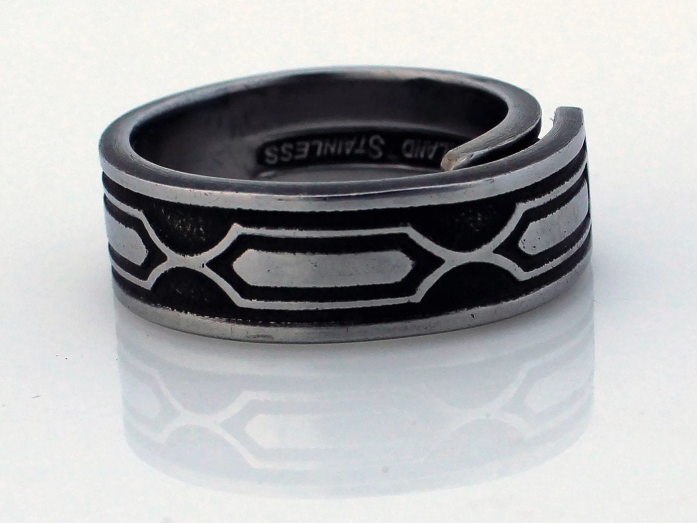 Spoon Ring Stainless Steel Montezuma
