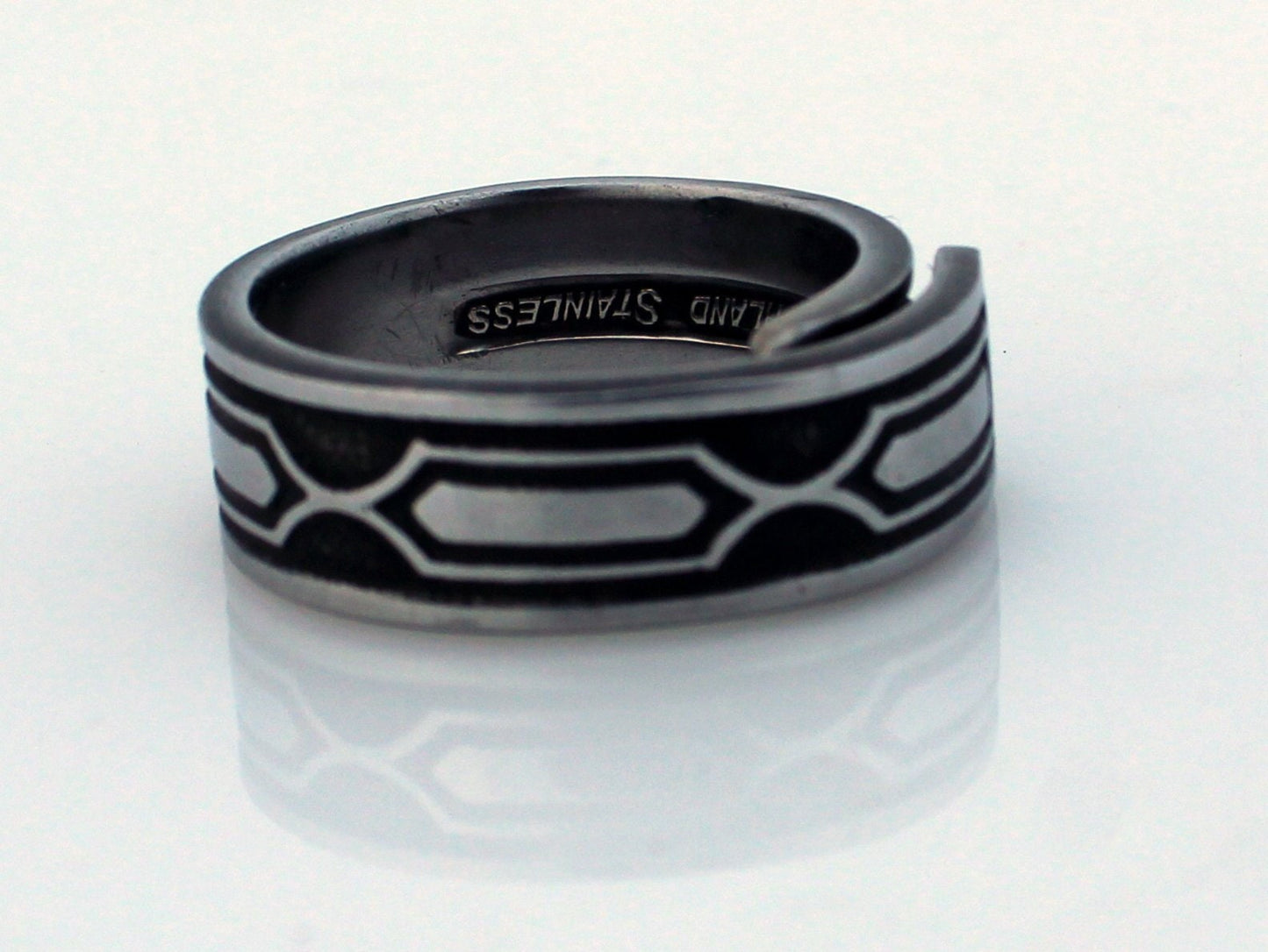 Spoon Ring Stainless Steel Montezuma