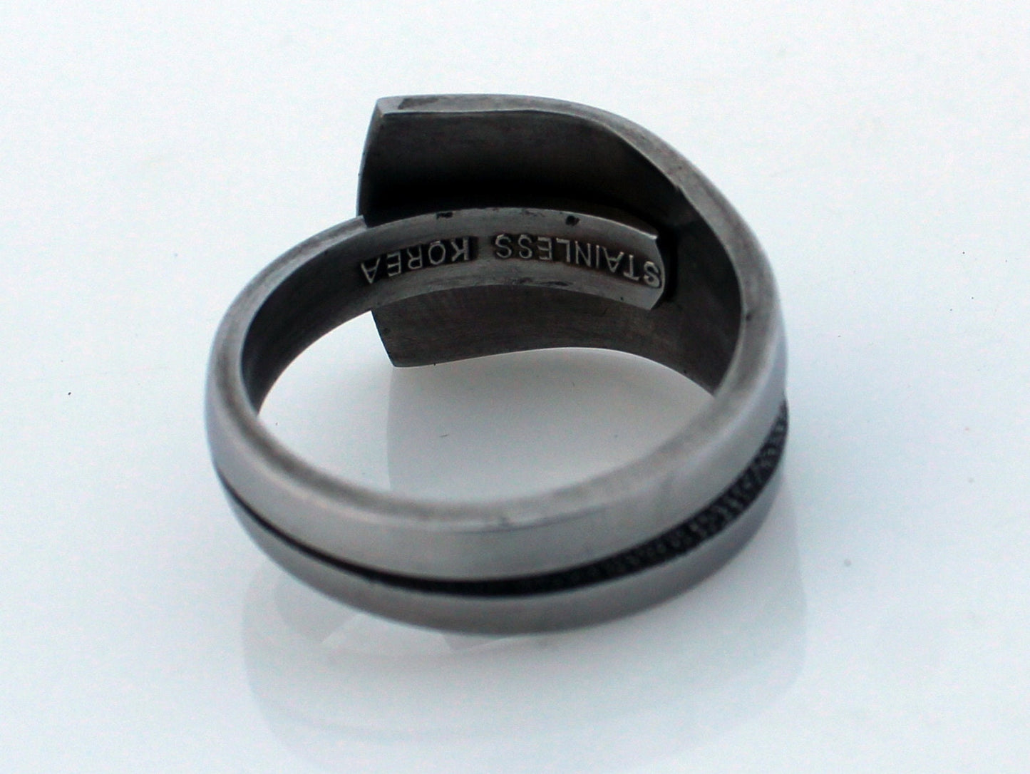 Pasedena Rose Spoon Ring Stainless Steel