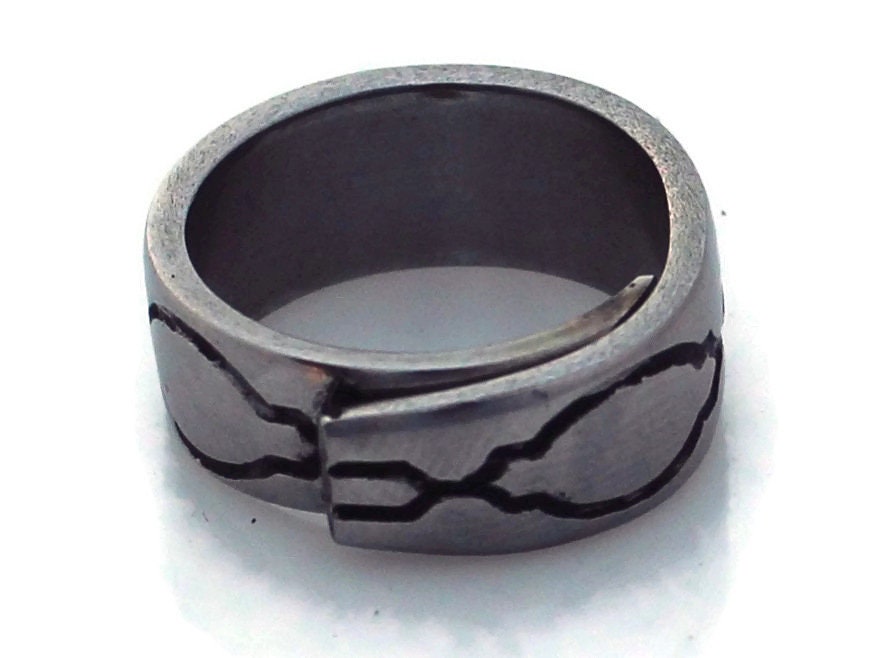 Small Stainless Steel Spoon Ring Caledonia Thin Band No Tarnish Silverware Jewelry Spoon Rings Gift for Him Mens Ring Cheap Gift