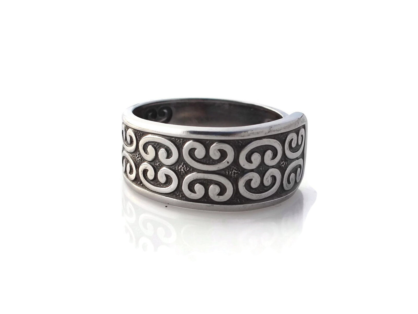 Stainless Steel Mens Spoon Ring Serenata No Tarnish Large Ring Big Ring Classic Ring