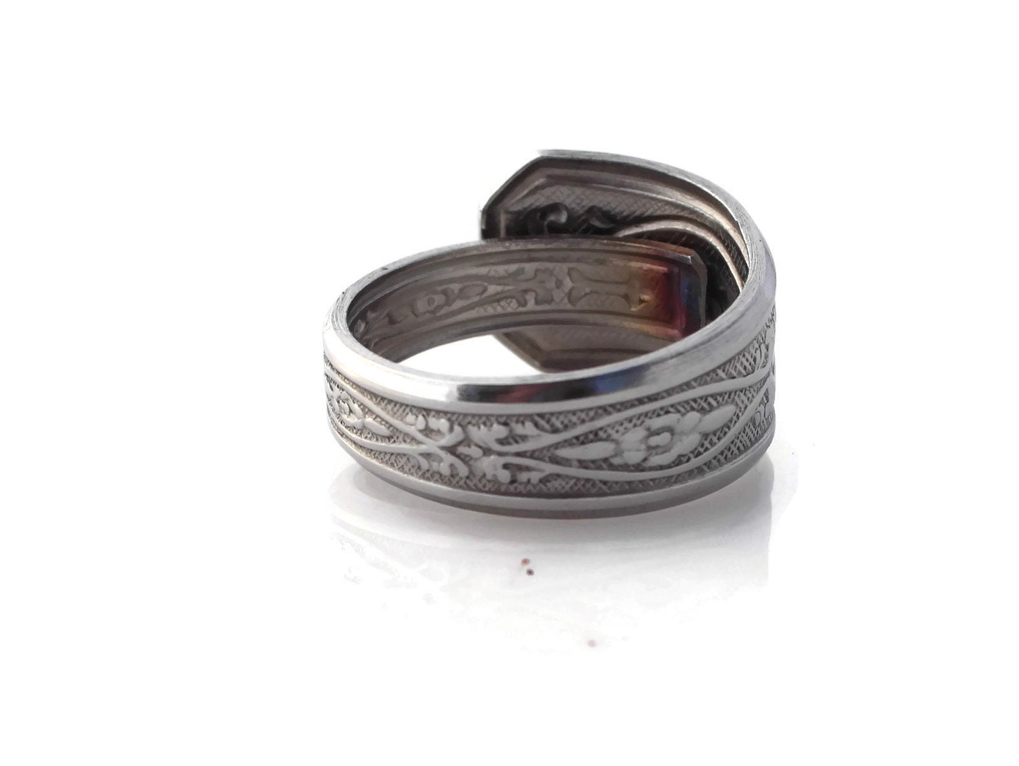 Stainless Steel Ring Mens Ring Spoon Ring Blah Ring Boring Ring Buy This Blah Ring...not to be confused with Bling Ring Buy It!