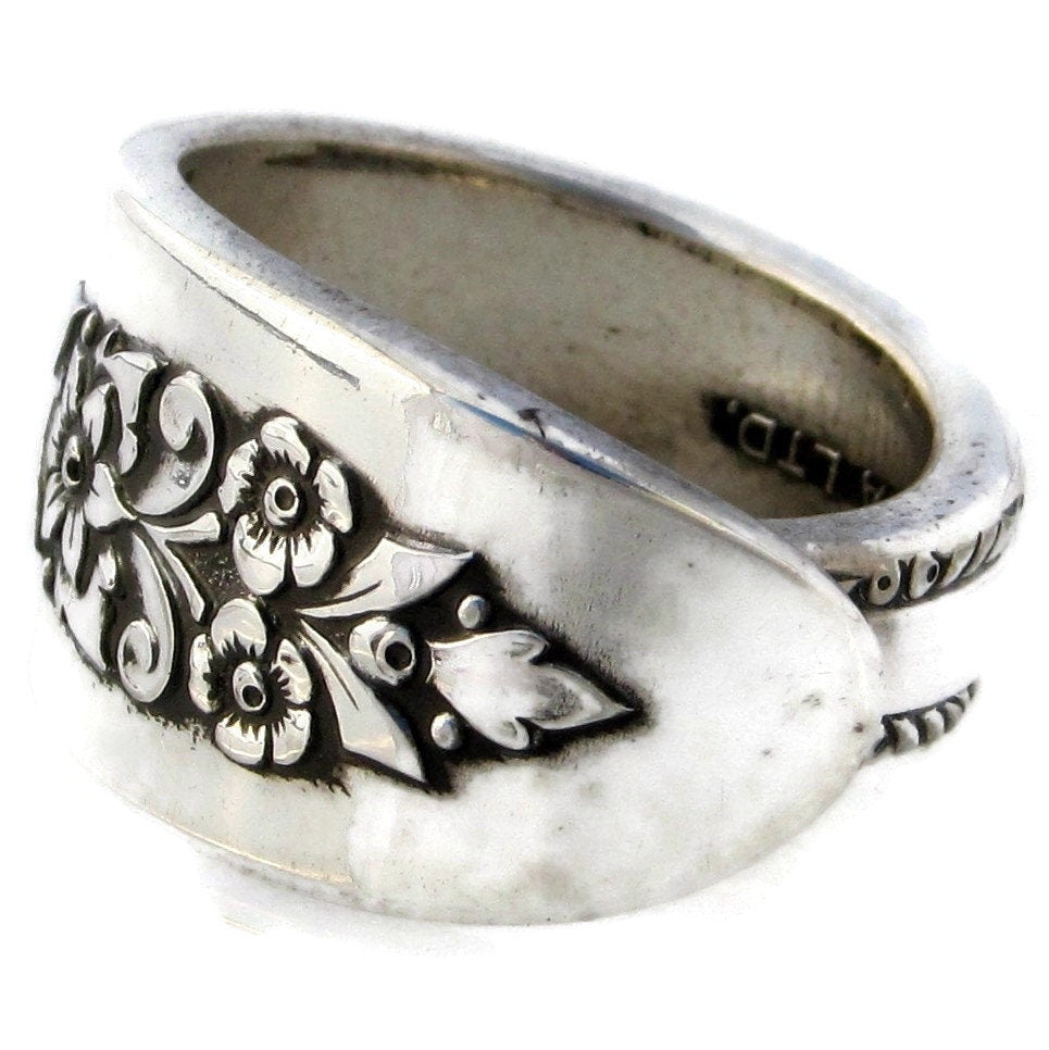 Authentic Spoon Ring Floral Ring Lady Stuart 1949