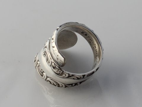 Wrapped Antique Spoon Ring A Pattern Named Two