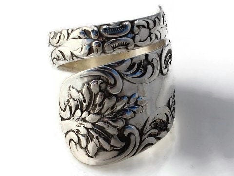 Wrapped Antique Spoon Ring A Pattern Named Two
