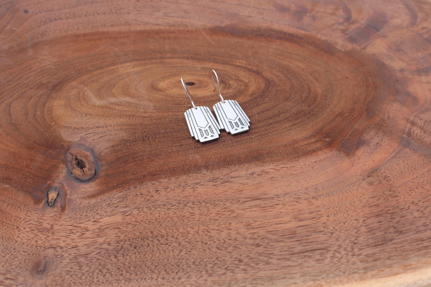 Friendship Earrings 1932 Art Deco Dangle & Drop