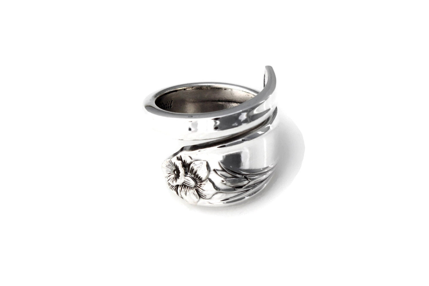 Classic Daffodil Wrapped Spoon Ring From 1950