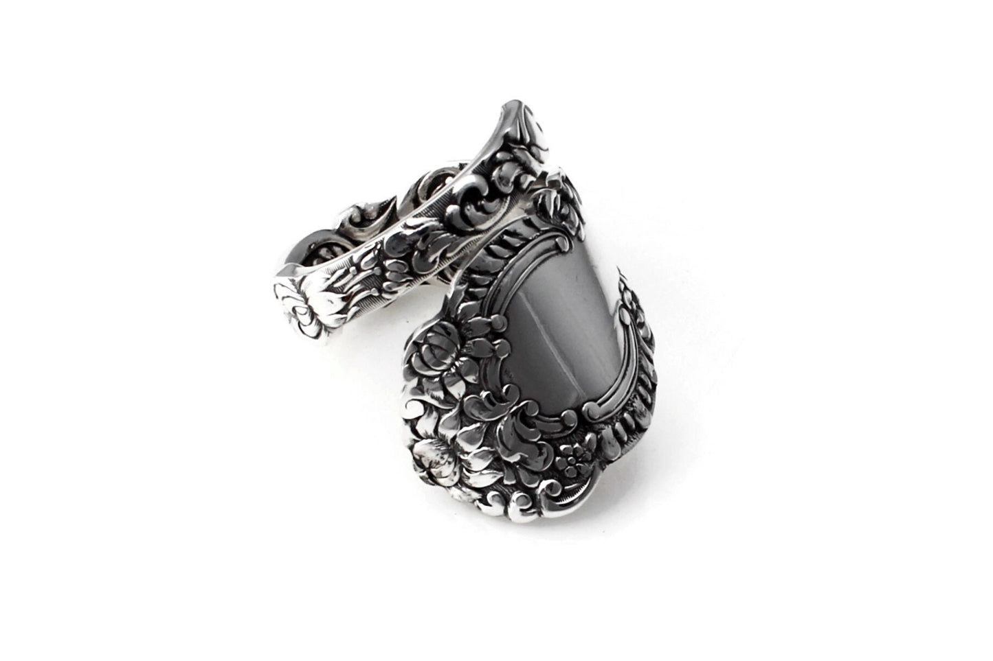 Spoon Ring of Chivalry Wrapped Chevalier from 1895