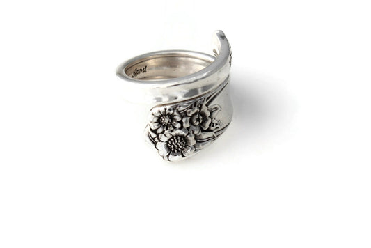 April Spoon Ring Classic Wrapped Style From 1950