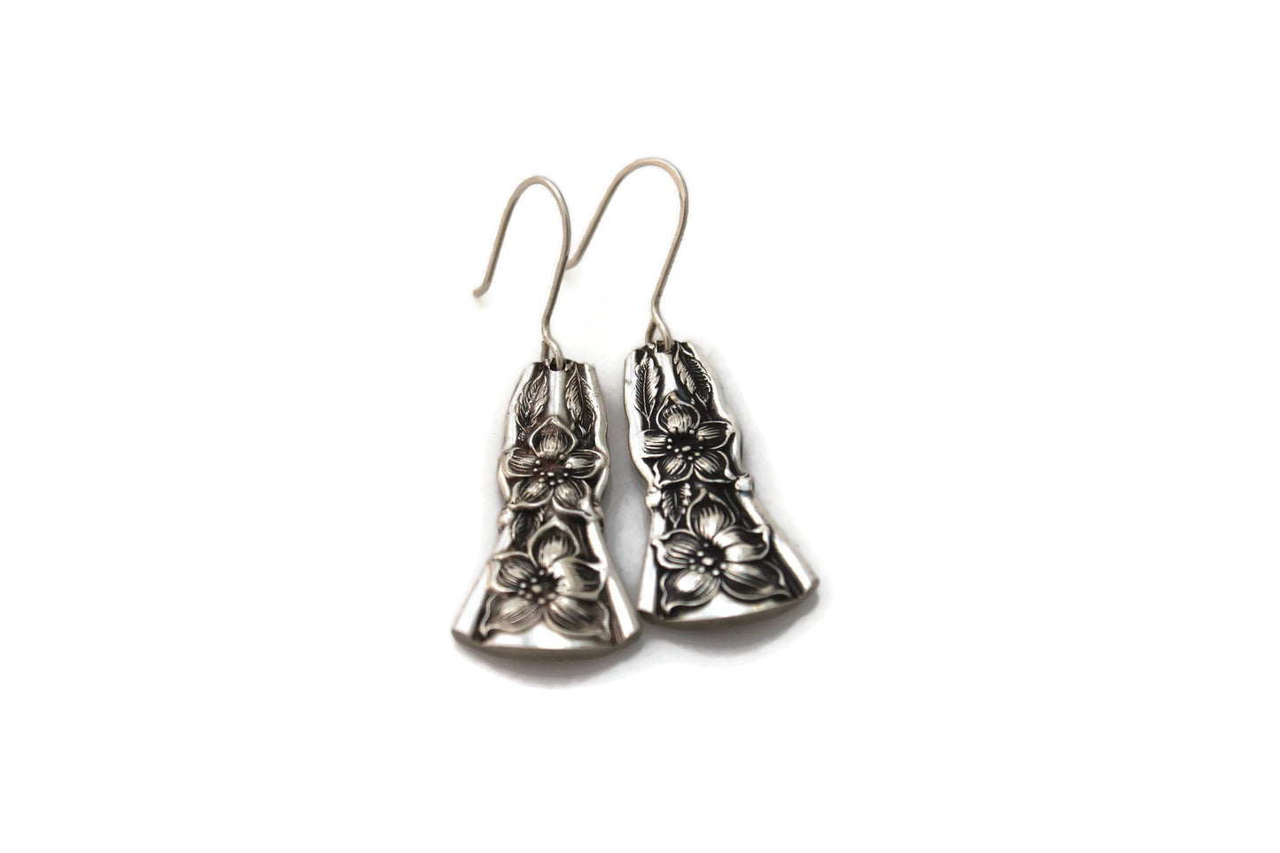 Genuine Orange Blossom Spoon Earrings