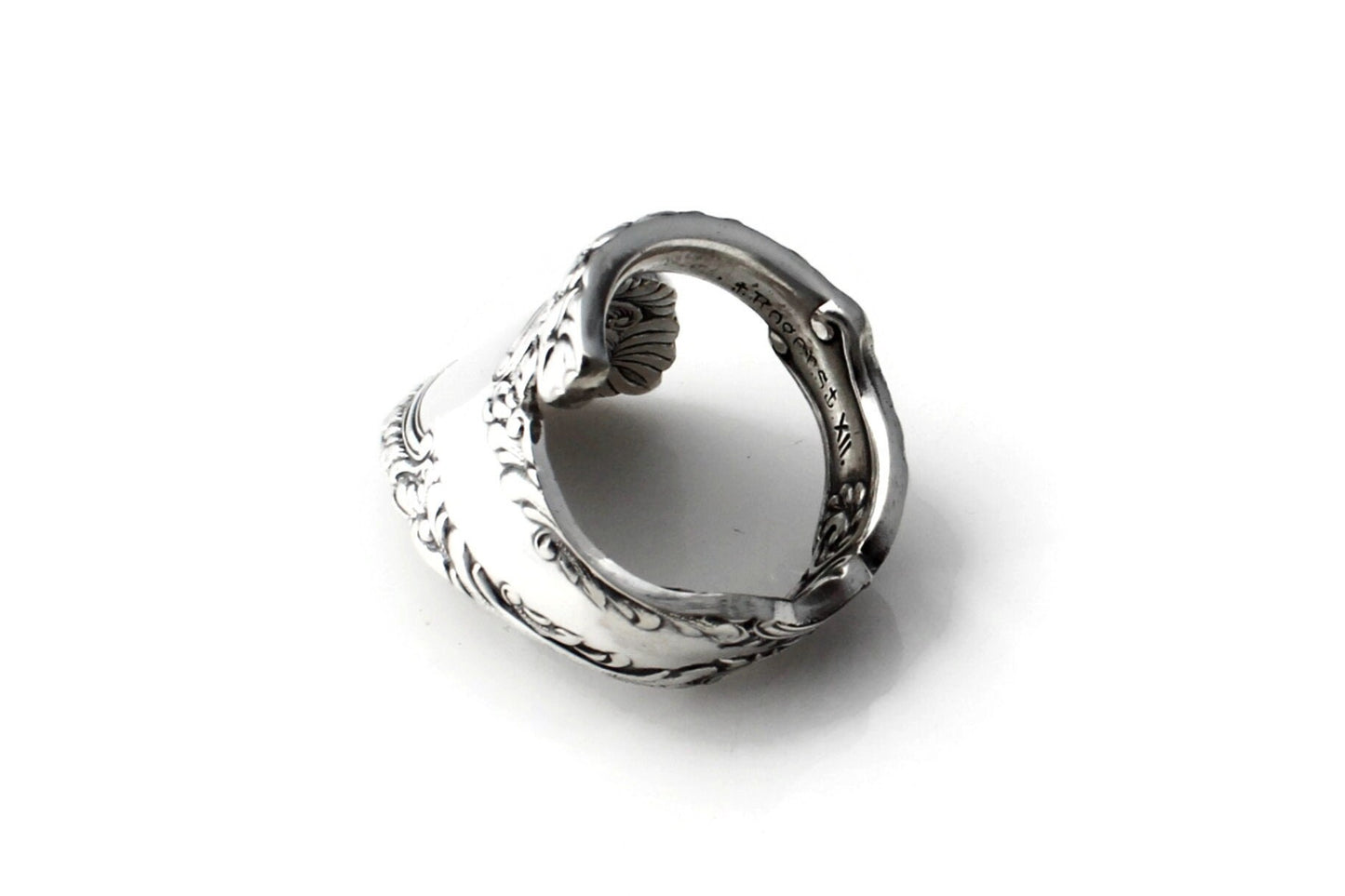 Spoon Ring of Chivalry Wrapped Chevalier from 1895