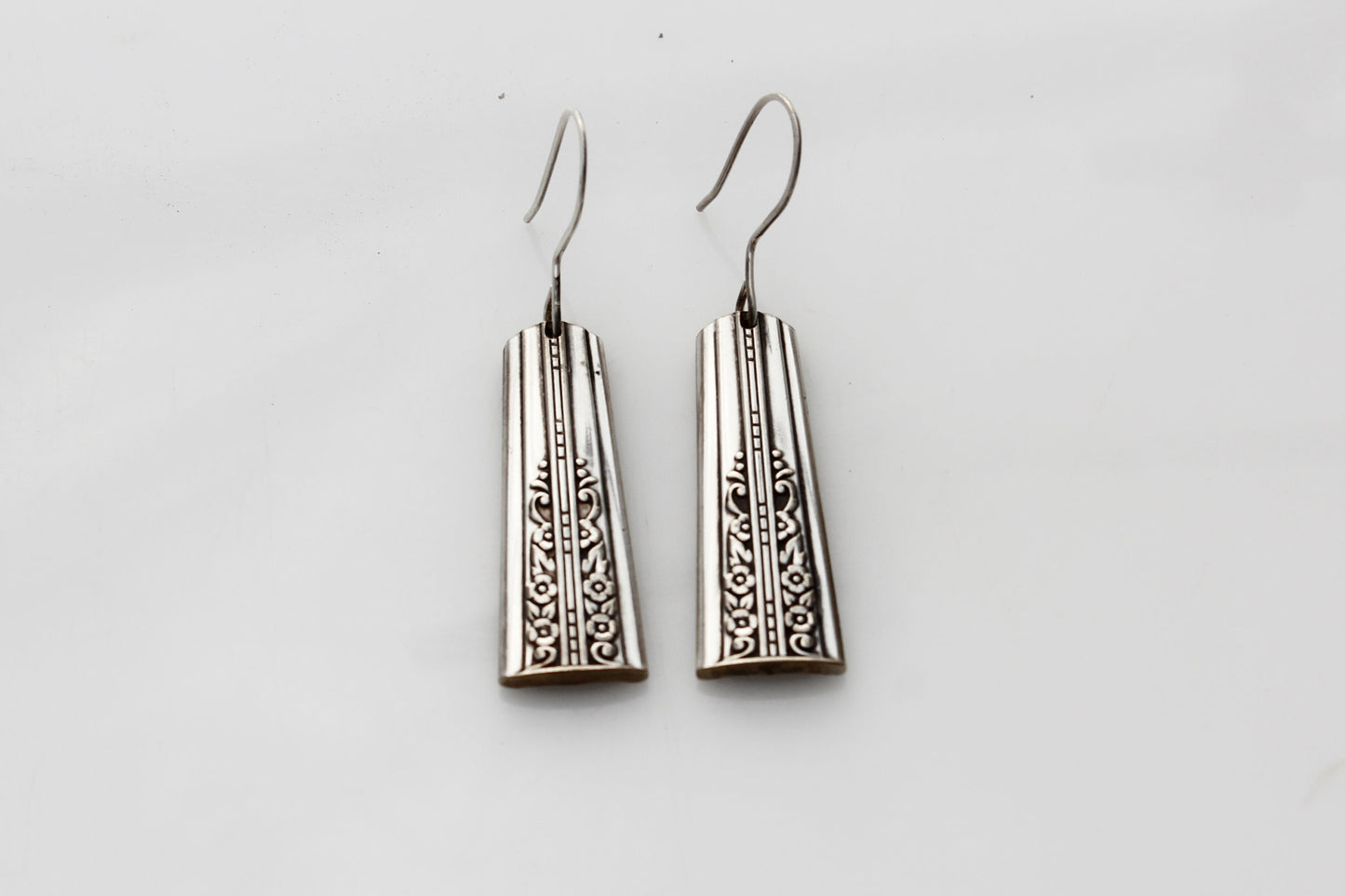 Awesome Art Deco Earrings Celebrity Silver Earrings 1939 Silverware Jewelry
