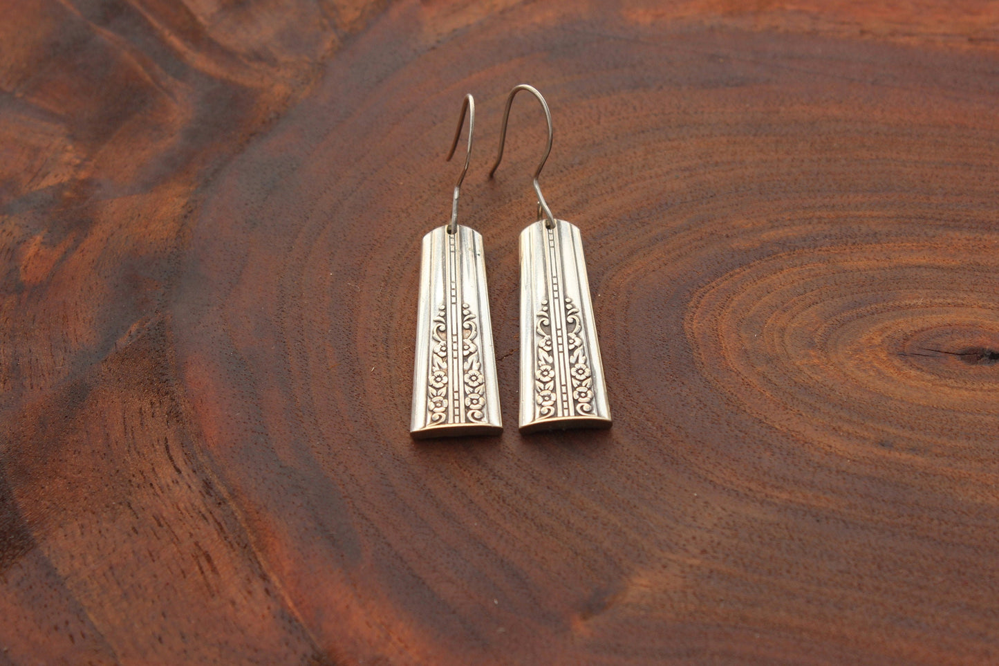 Awesome Art Deco Earrings Celebrity Silver Earrings 1939 Silverware Jewelry