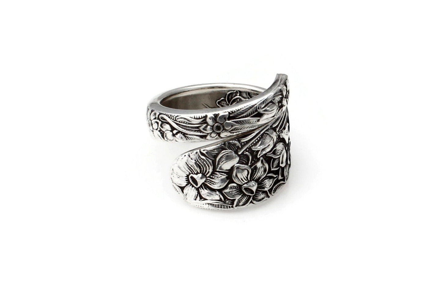 Wrapped Spoon Ring Flower Festival 1930's