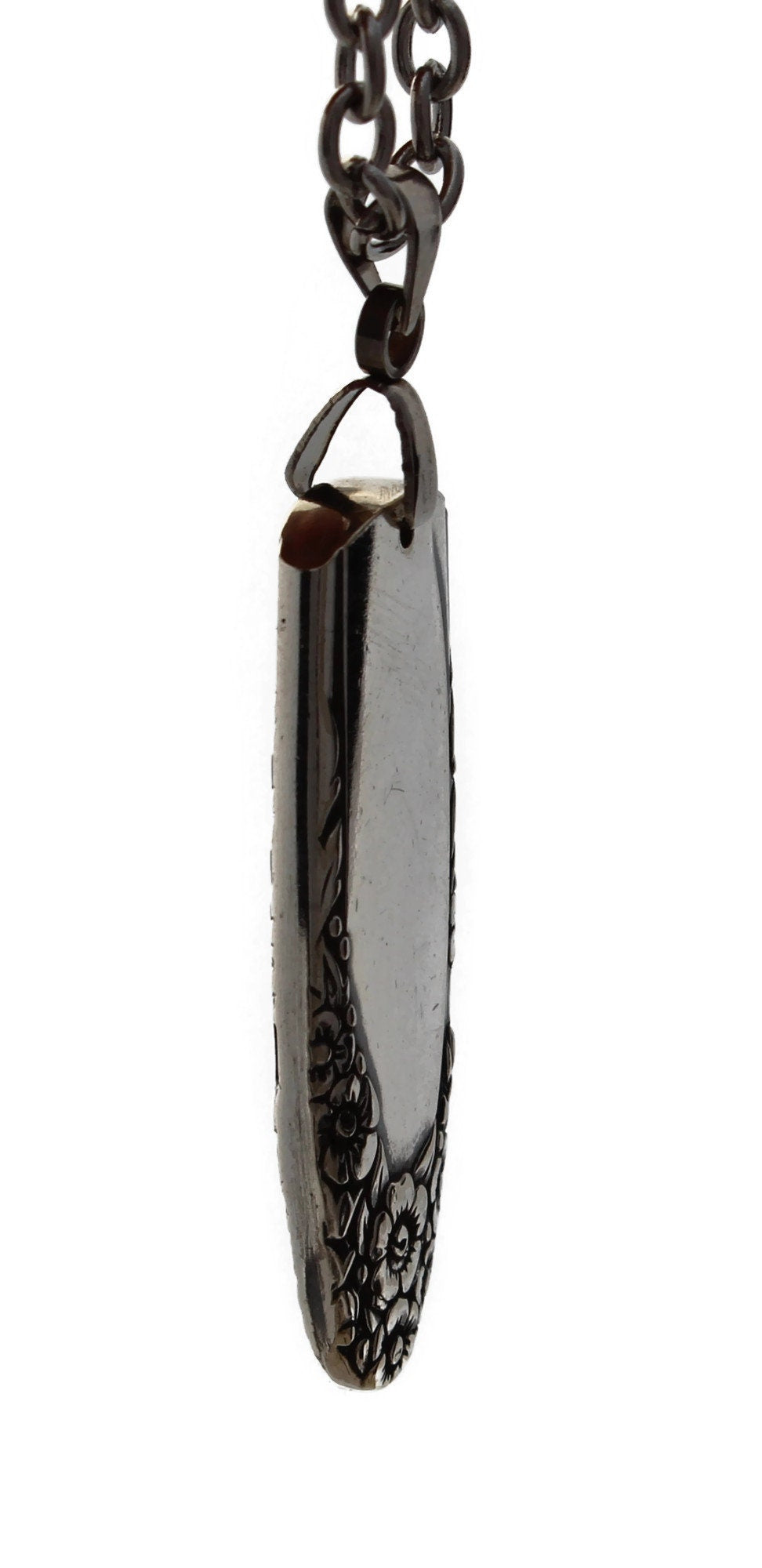 English Garden Floral Necklace 1949 Silverware Jewelry Silverware Pendant