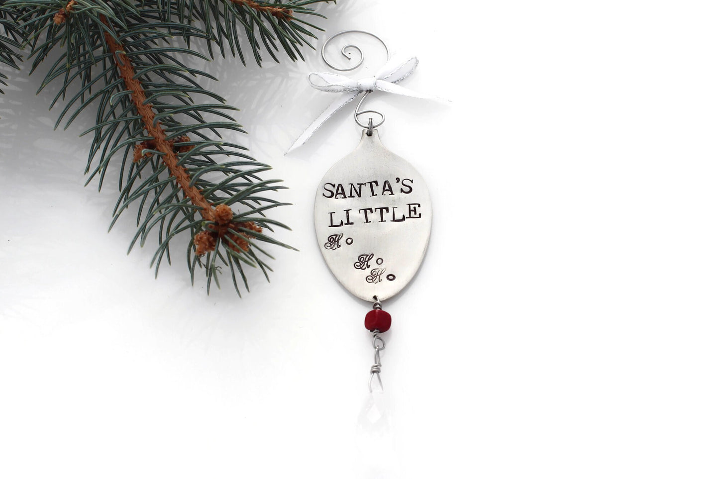 Funny Christmas Ornament Holiday Ornament Stocking Stuffer Naughty Ornament Tree Ornament Santa's Little Ho Ho Ho Gift for Him Gift for Her