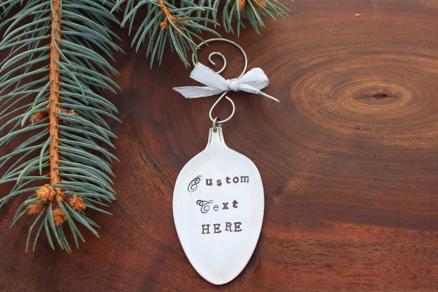 Custom Christmas Ornament Custom Spoon Bowl Personalized Ornament Perfect Stocking Stuffer Gift for Him Gift for Her