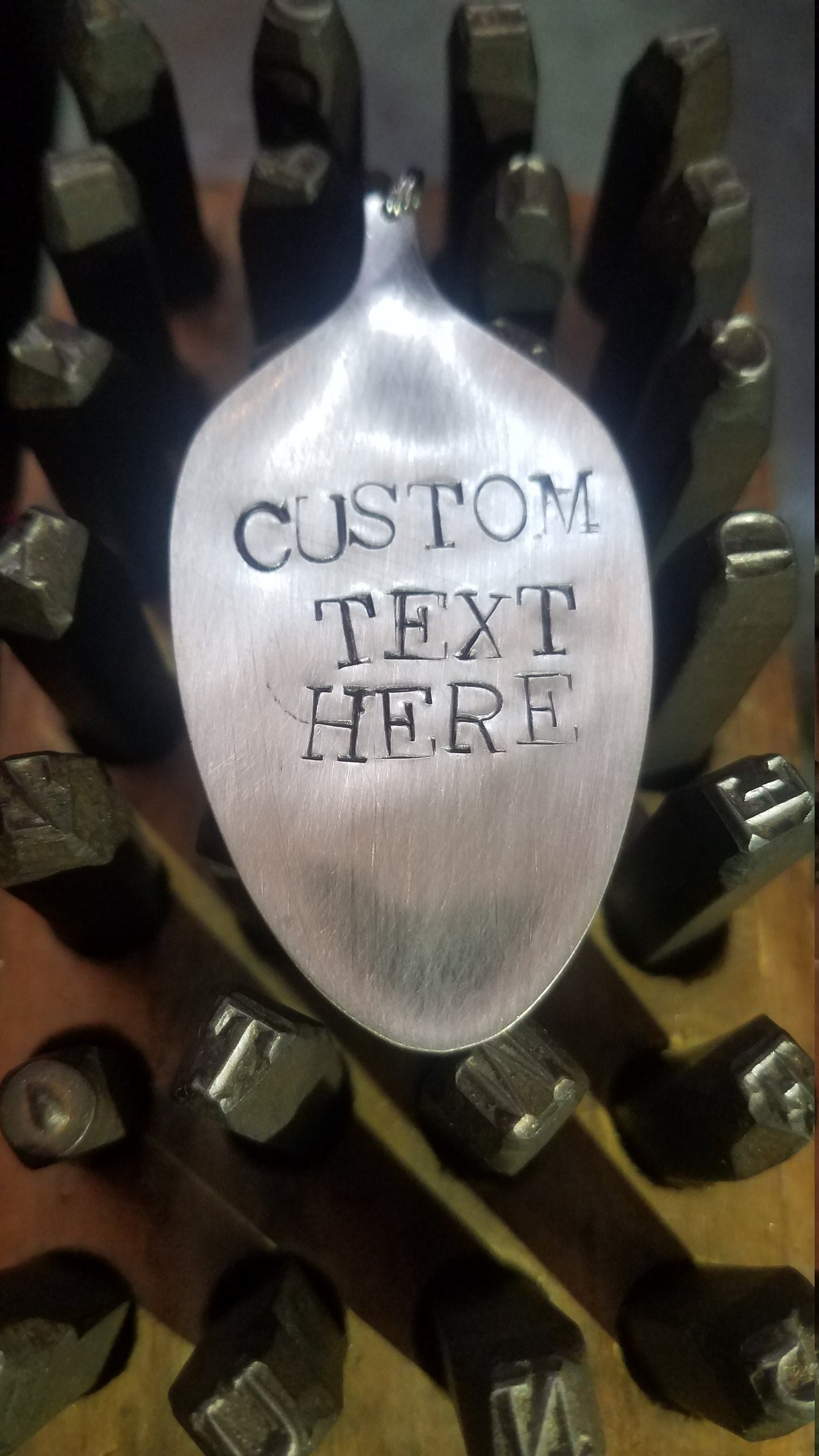 Personalized Spoon Hand Stamped Custom Keychain Personalized Gift Custom Spoon Personalized Spoon Gift for Her Christmas Dirty Little Spoons