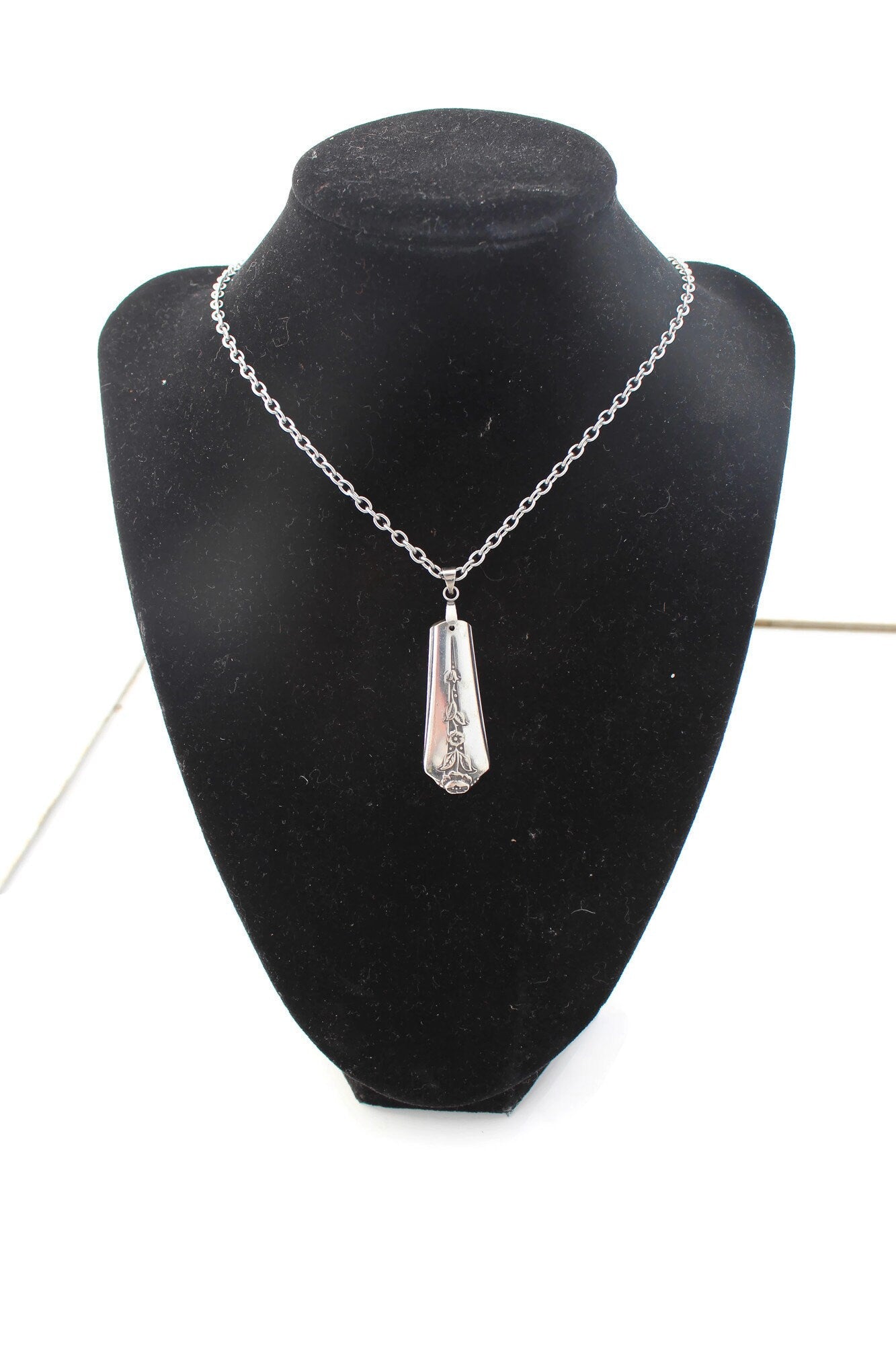 Spring Garden Pendant Necklace 1949 Silverware Jewelry Silverware Pendant