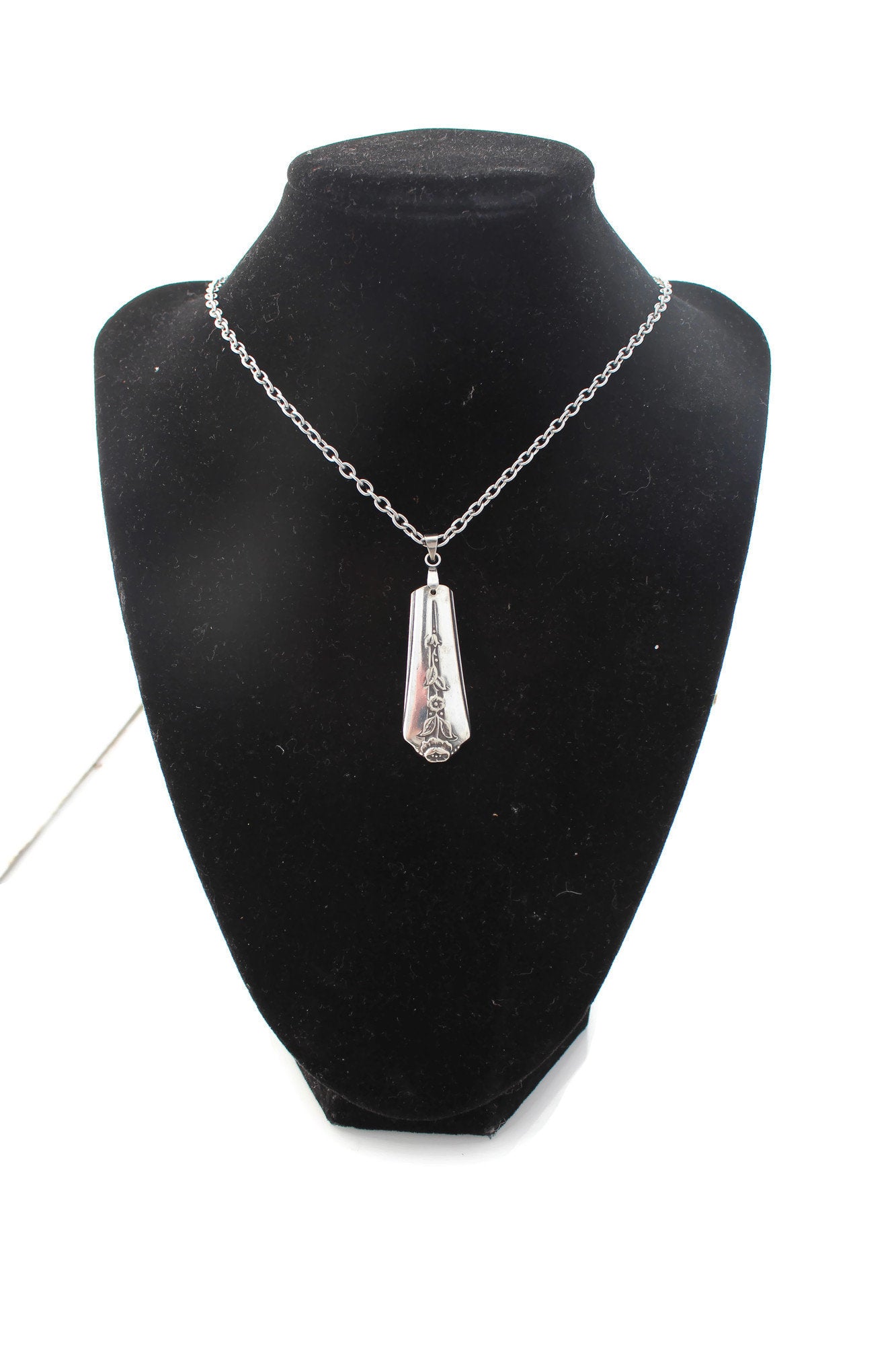 Spring Garden Pendant Necklace 1949 Silverware Jewelry Silverware Pendant