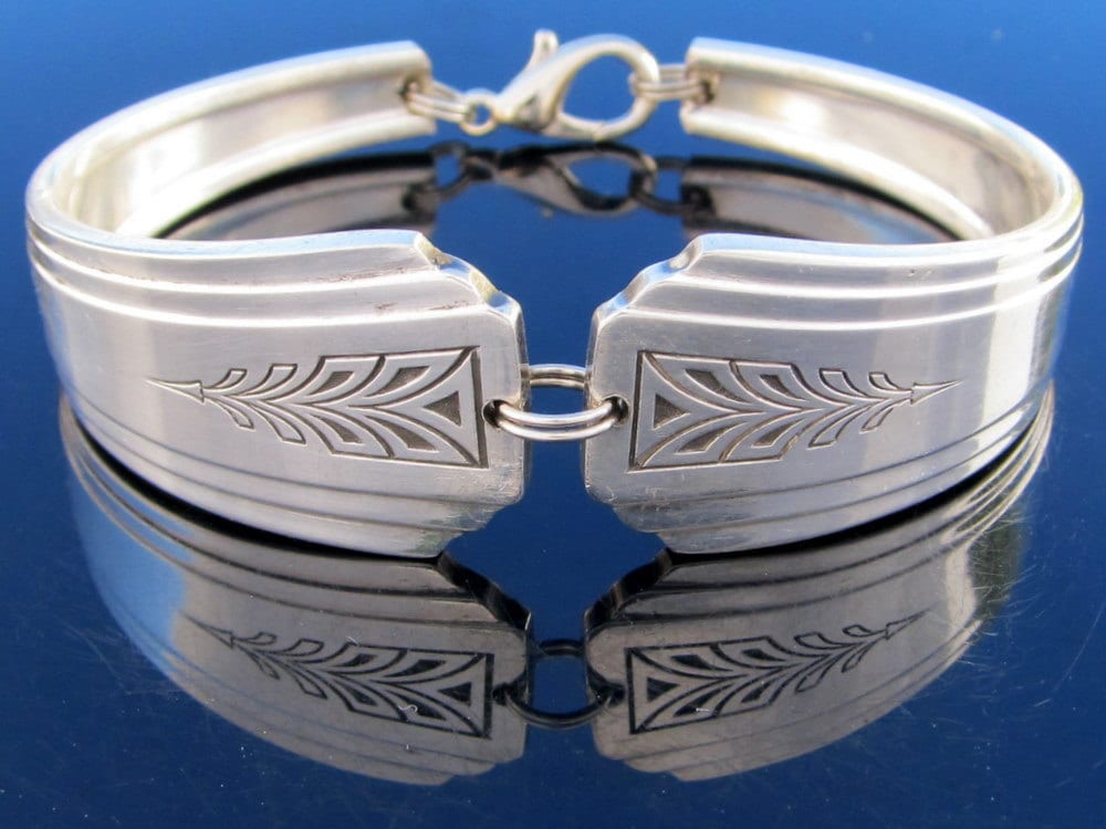 Art Deco Clarion Spoon Bracelet 1931
