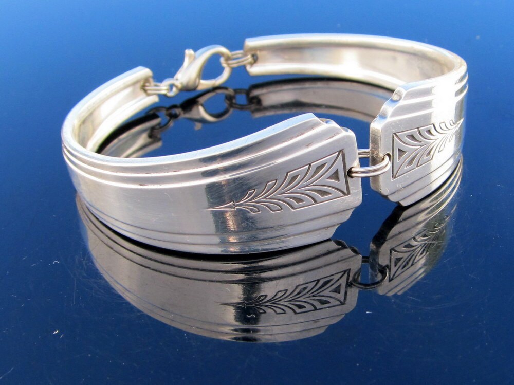 Art Deco Clarion Spoon Bracelet 1931