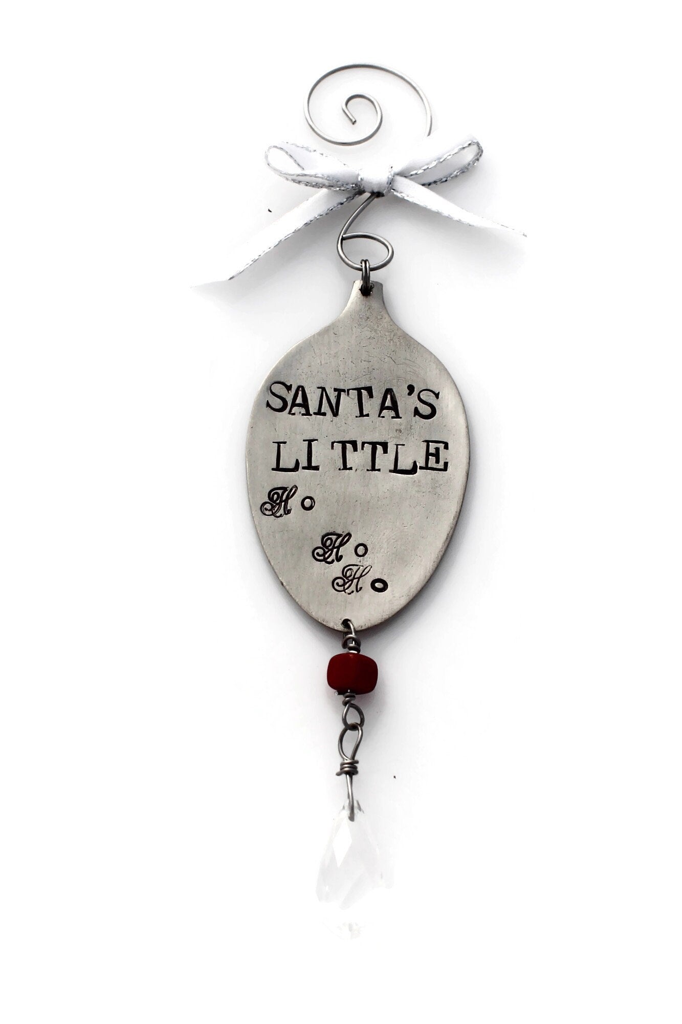 Funny Christmas Ornament Holiday Ornament Stocking Stuffer Naughty Ornament Tree Ornament Santa's Little Ho Ho Ho Gift for Him Gift for Her