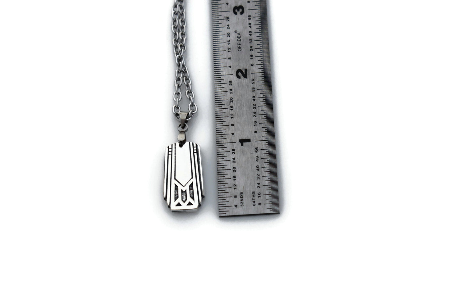 Friendship Necklace Unique Pendant Silverware Jewelry Art Deco Pendant Necklace Gift For Her 1932