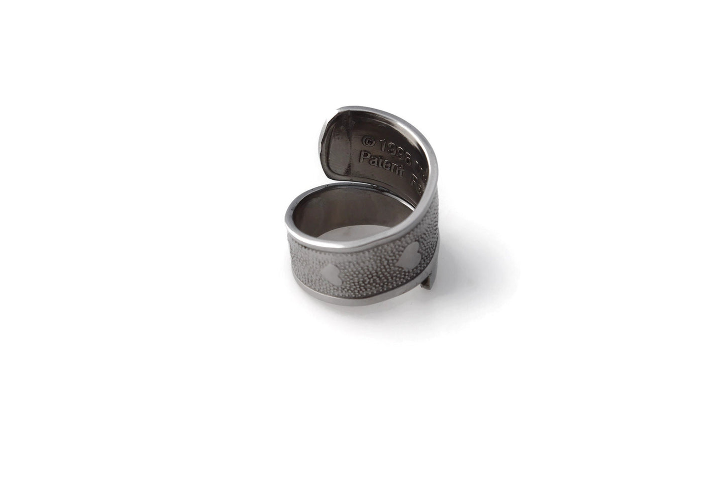 Hearts of Love Ring Stainless Steel Spoon Ring Baby Spoon Full of Hearts & Love