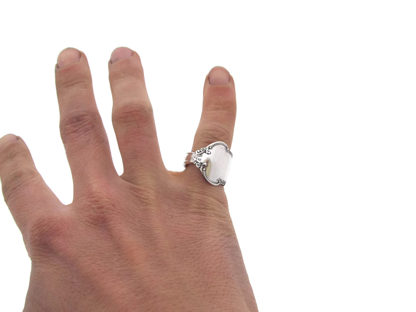 Dresden Rose Spoon Ring