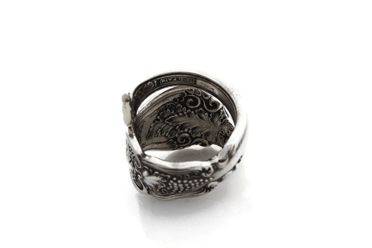 Spoon Ring Moselle Rare Grapes 1906