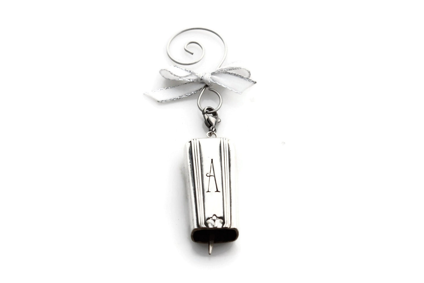Personalized Ornament Letter 'A' Art Deco Ornament Unique Ornament Pendant