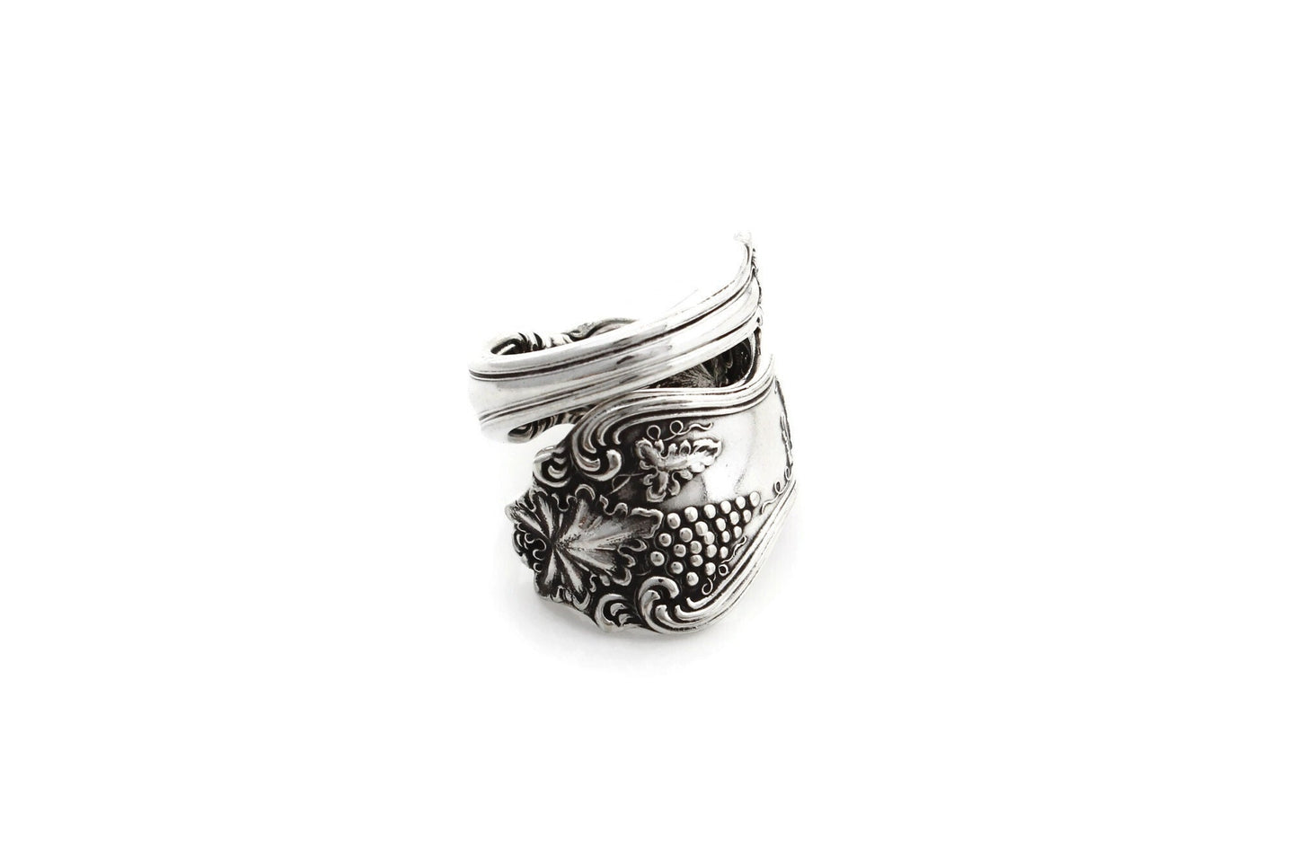 Spoon Ring Moselle Rare Grapes 1906