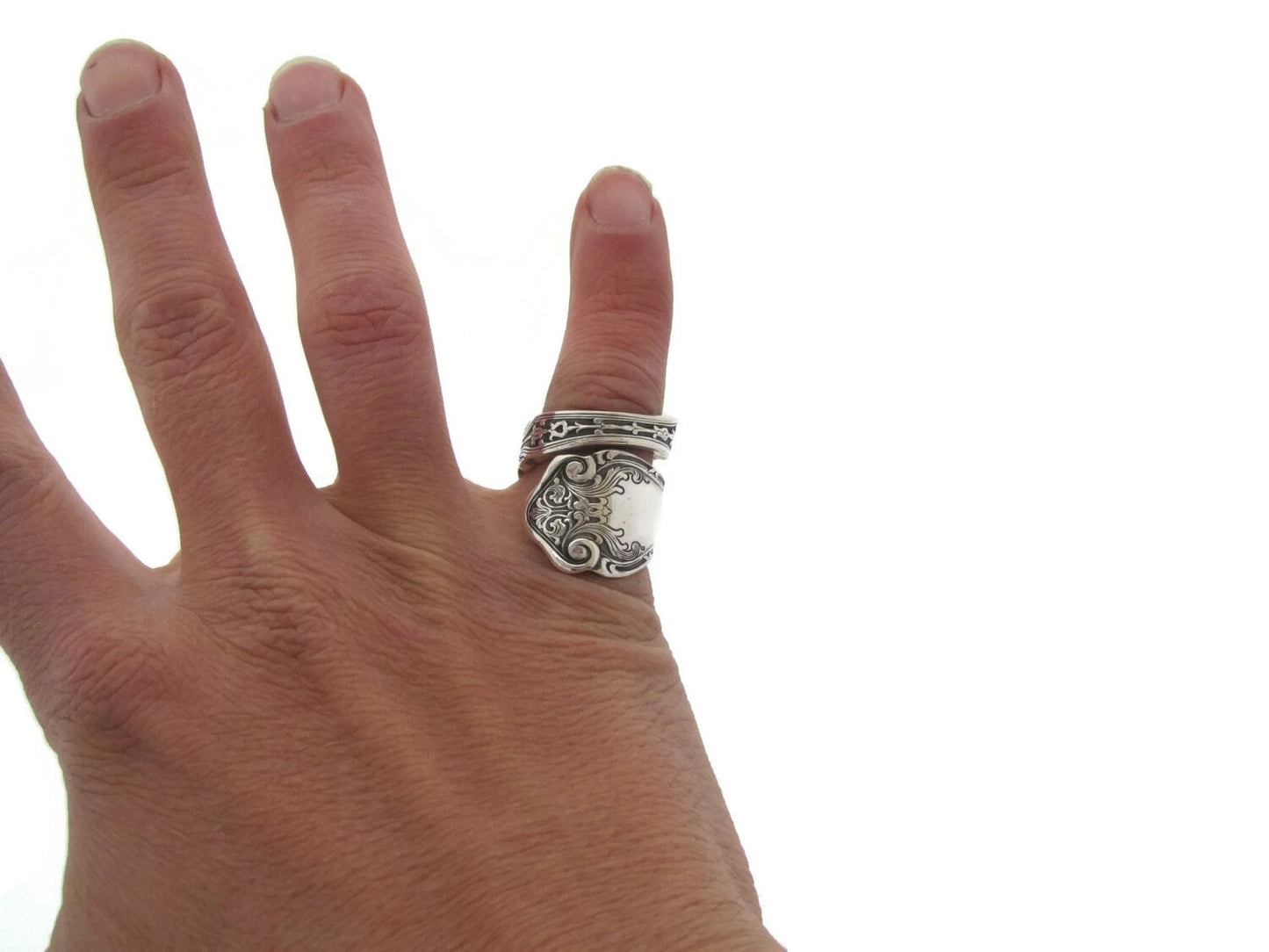 Wrapped Spoon Ring Crisp Alhambra 1907