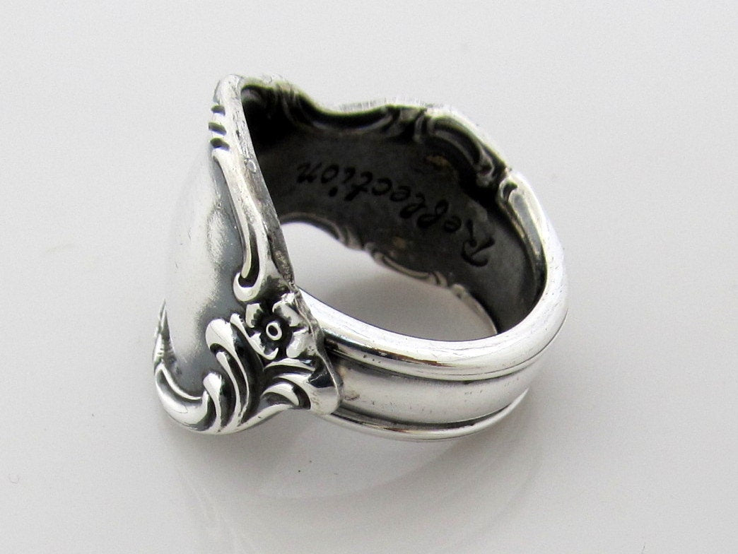 Silver Spoon Ring All Sizes Reflection 1959 Classic