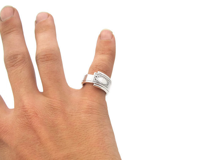 Spoon Ring Noblesse Art Deco Silverware Jewelry