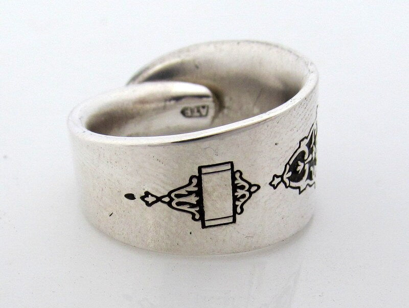 Spoon Ring Birds Of Paradise Love Birds 1923