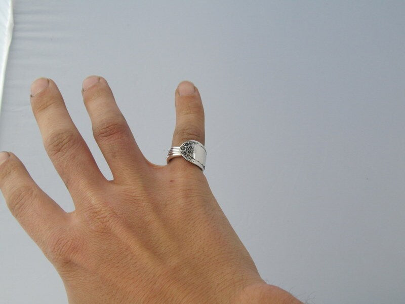 Floral Spoon Ring Art Deco Ring Rapture 1937