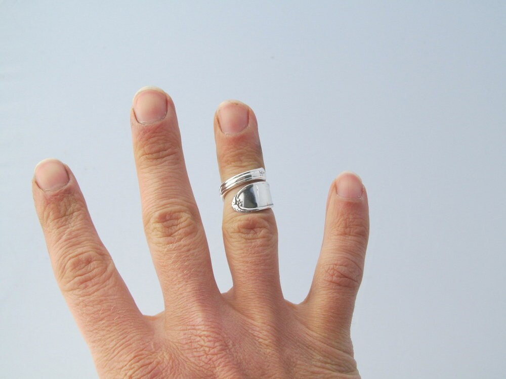 Spoon Ring Champagne Wrapped Demitasse