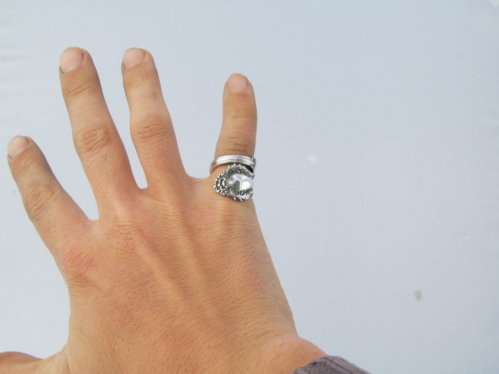 Spoon Ring Rare Cedric Wrapped Choose Your Size